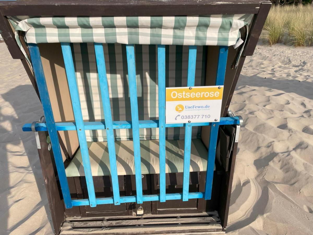 Apartment Ostseerose Ein Strandkorb Ist Im Sommer Inclusive Zempin Zewnętrze zdjęcie