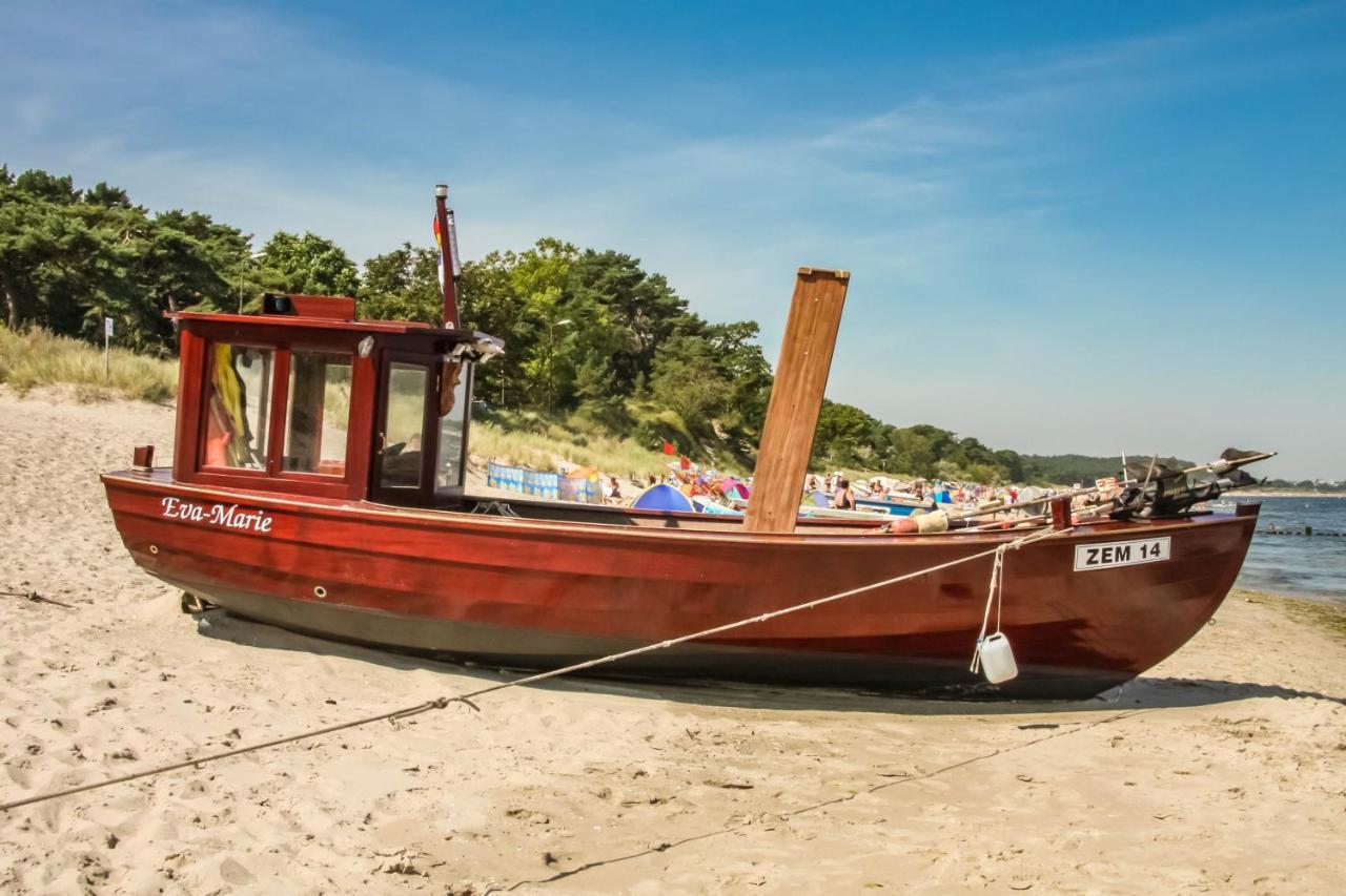Apartment Ostseerose Ein Strandkorb Ist Im Sommer Inclusive Zempin Zewnętrze zdjęcie